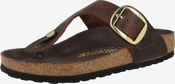 BIRKENSTOCK Riemensandale in Braun: Vorderseite