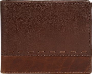 Bagan Wallet in Brown: front