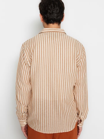 Trendyol Средняя посадка Рубашка в Серый