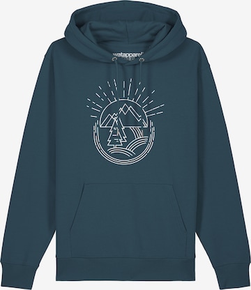 Felpa 'Natur ist schön' di Watapparel in blu: frontale
