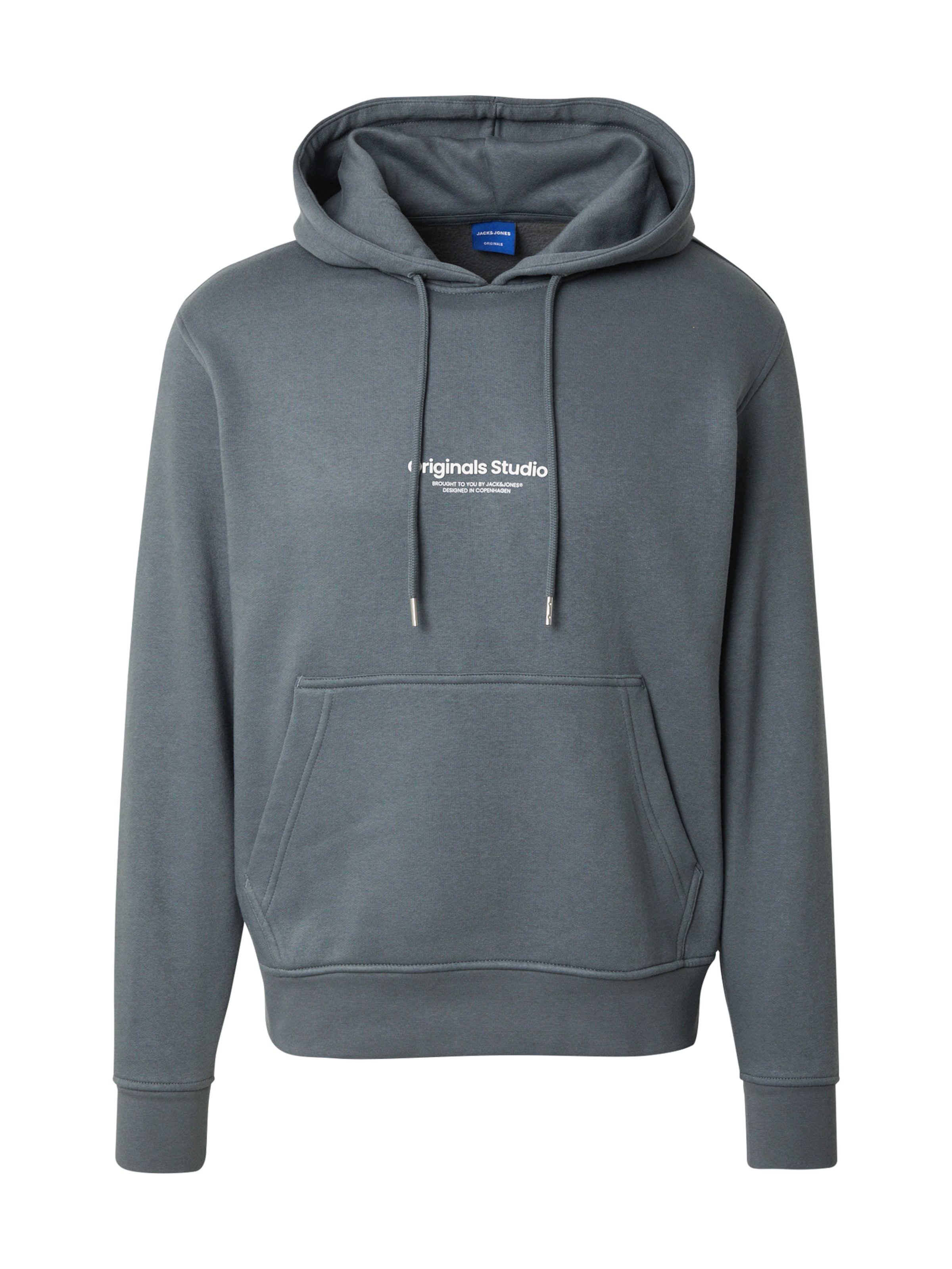 Sweat-shirt 'JORVESTERBRO' JACK & JONES en gris : devant
