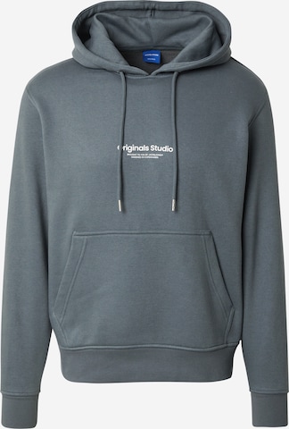 Sweat-shirt 'JORVESTERBRO' JACK & JONES en gris : devant