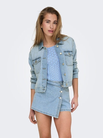 Veste mi-saison 'ONLLumi' ONLY en bleu : devant