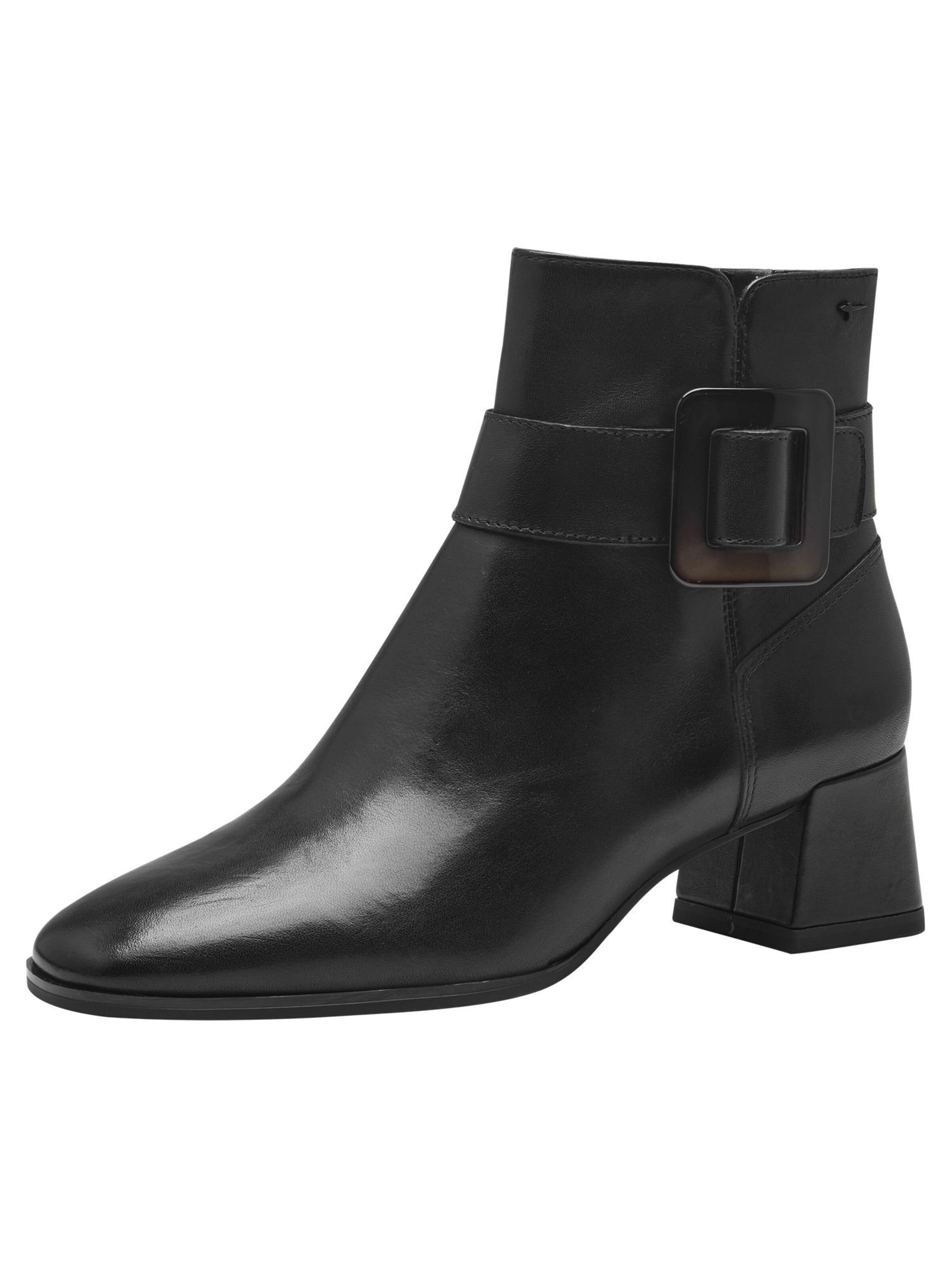 Tamaris Bottines en noir, Vue avec produit