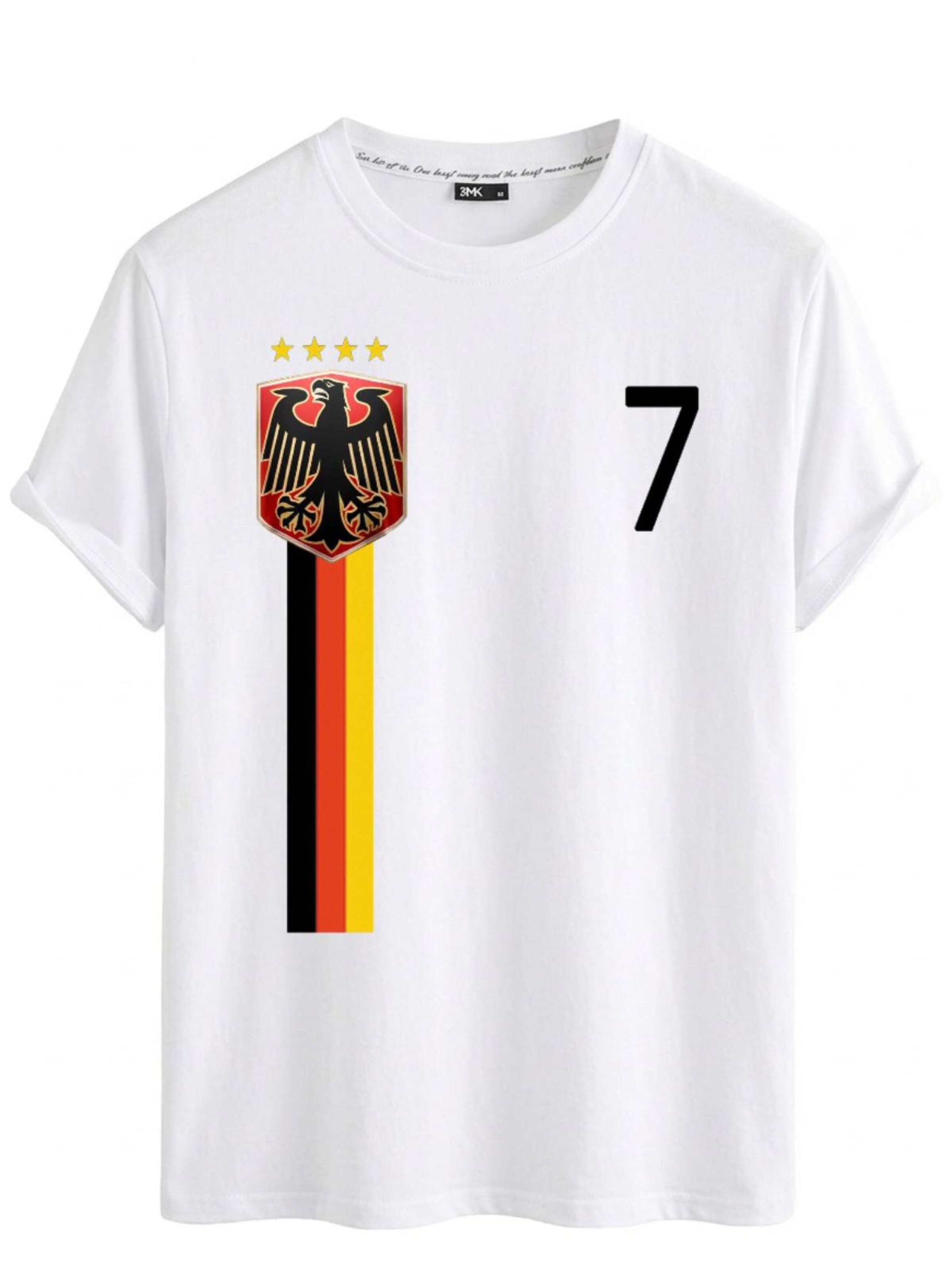RMK Shirt 'Fan Fußball Deutschland' in White, Item view