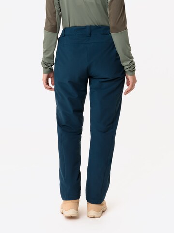 VAUDE Regular Functionele broek 'W Skomer Winter P II' in Blauw