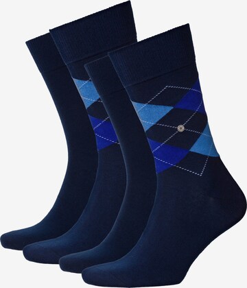 Chaussettes BURLINGTON en bleu : devant