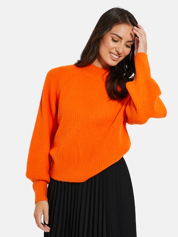 Pull-over 'Lolite' Threadbare en orange : devant