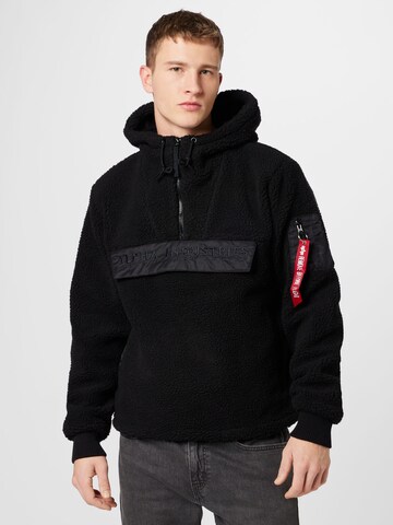 ALPHA INDUSTRIES Overgangsjakke i svart: forside