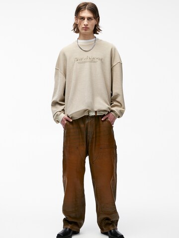 Pull&Bear Sweatshirt in Beige