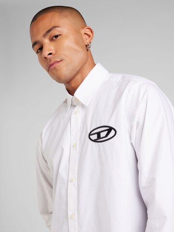 DIESEL Regular fit Srajca 'S-SIMPLY-D' | bela barva