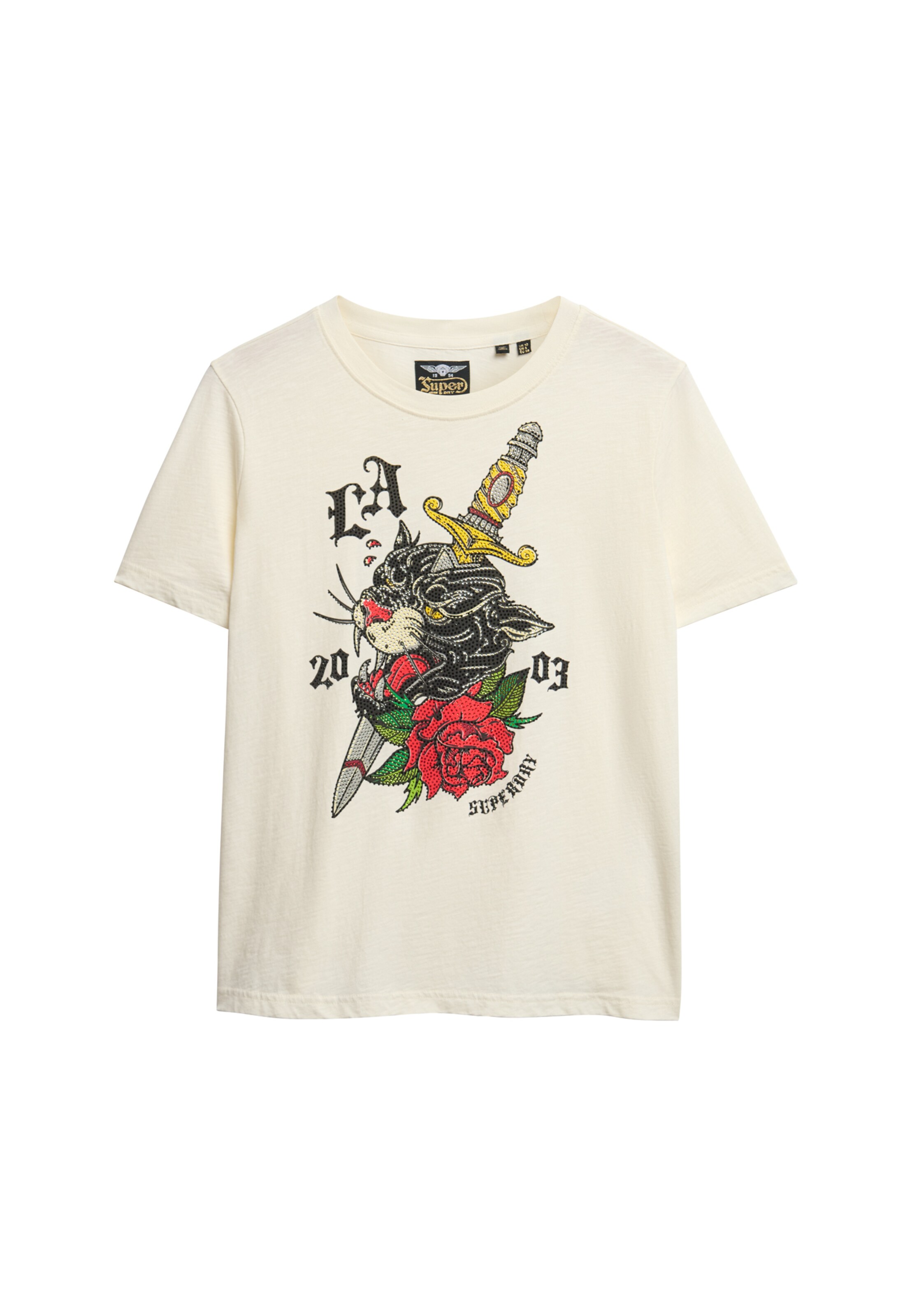 Superdry Shirt 'Neo Trad' in Wit: voorkant