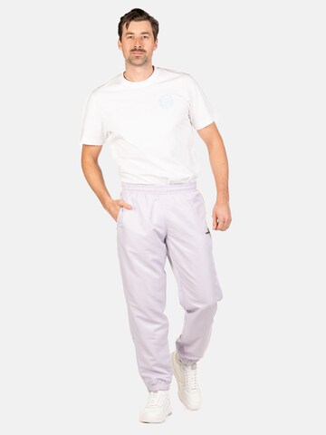 Sergio Tacchini Slim fit Workout Pants 'CARSON' in Purple