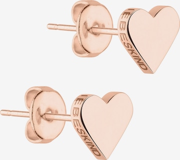 Boucles d'oreilles Liebeskind Berlin en or : devant