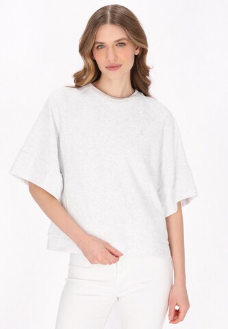 DreiMaster Maritim - Sudadera en blanco: frente
