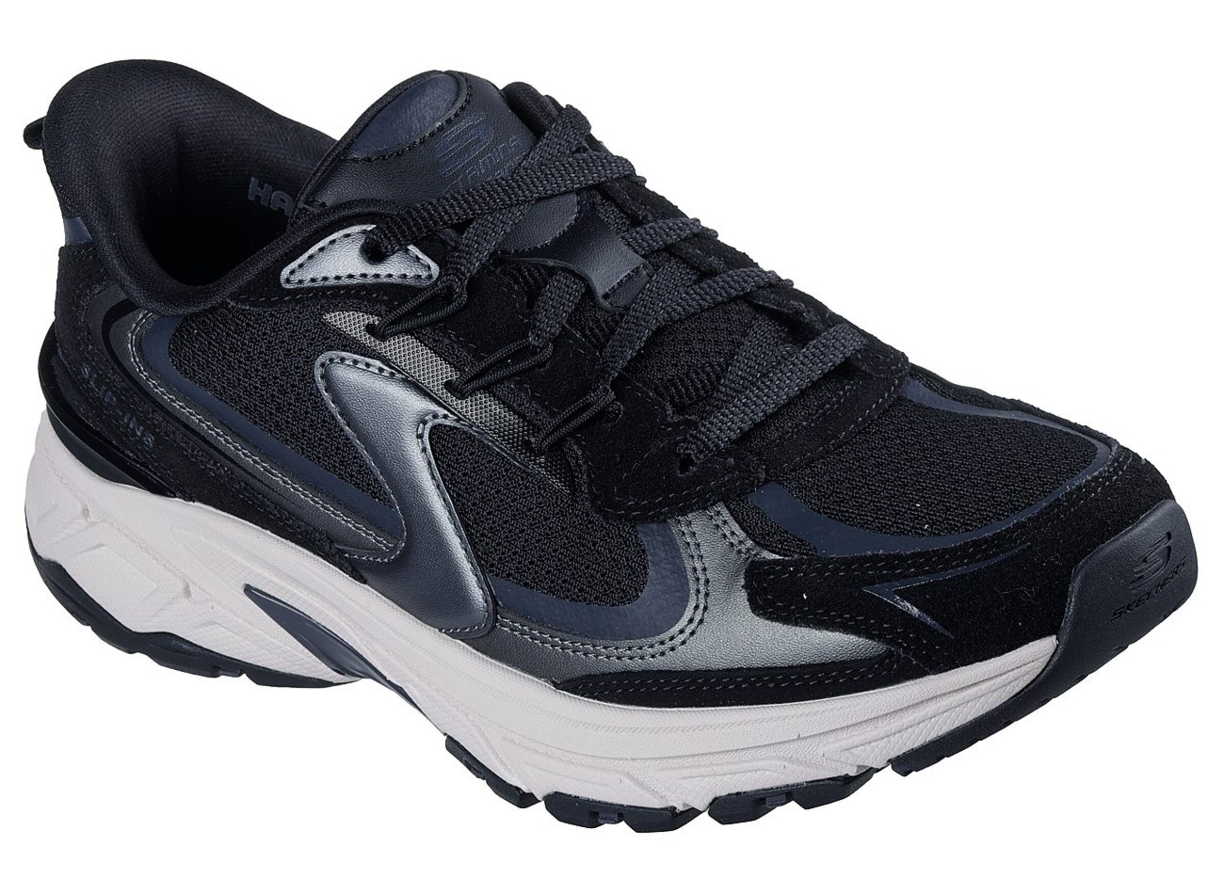 SKECHERS Platform trainers in Black