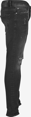 2Y Premium Tapered Jeans in Schwarz