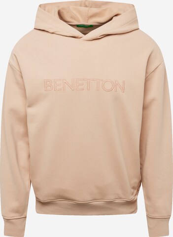 Felpa di UNITED COLORS OF BENETTON in beige: frontale