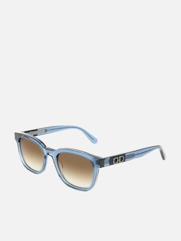 FERRAGAMO Sunglasses 'Ferragamo SF2107S Transparent avio 54/21/145 MAN Sunglasses' in Blue