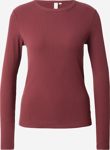 QS Shirt in Rot: Vorderseite