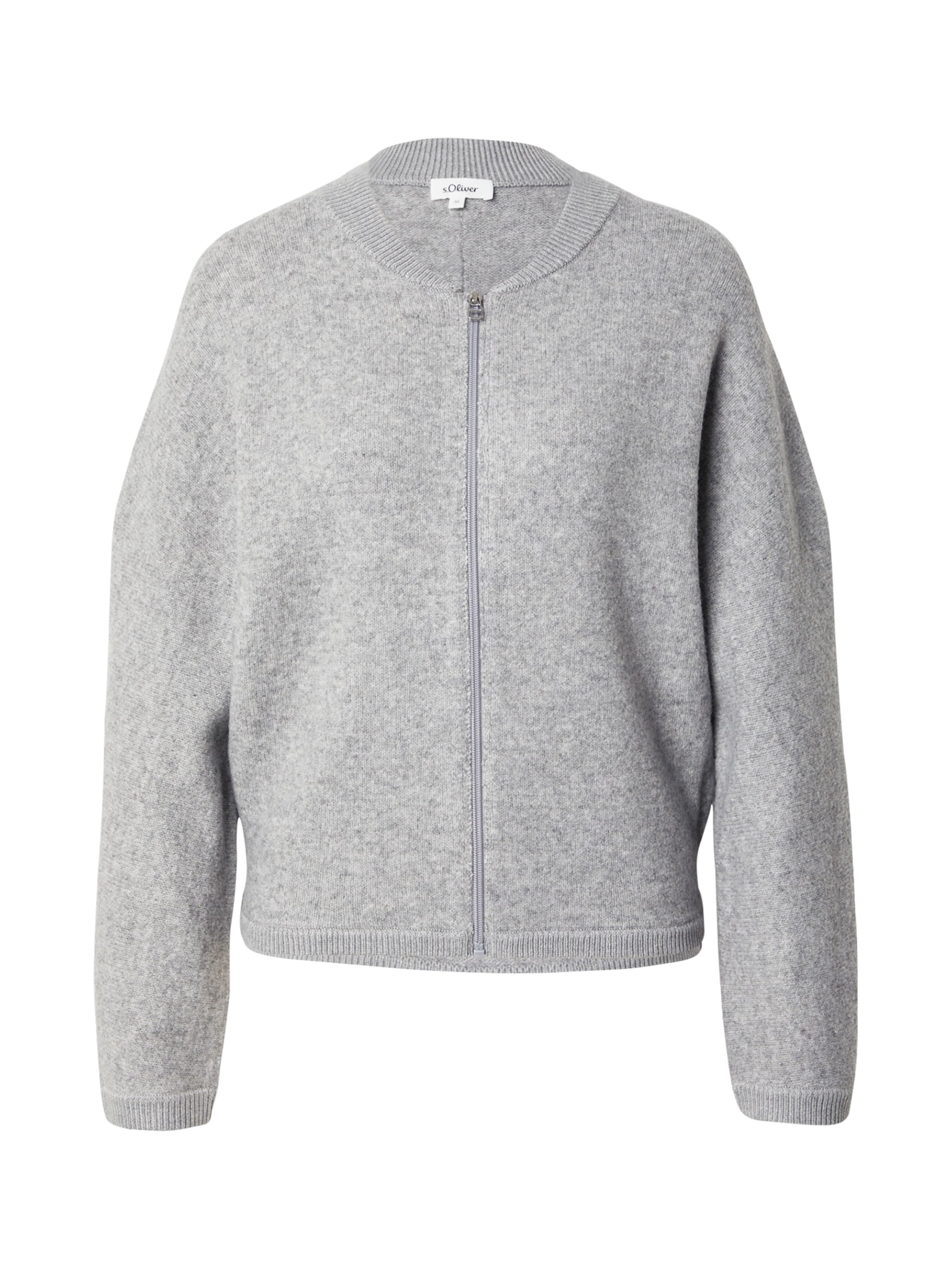 Cardigan s.Oliver en gris : devant