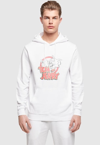 ABSOLUTE CULT Sweatshirt 'Tom And Jerry' in Weiß: predná strana