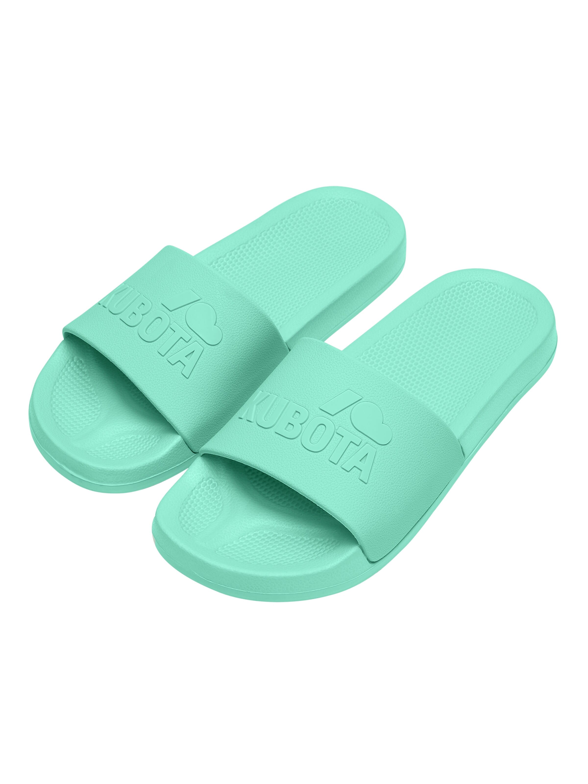 Kubota Strand-/badesko 'Kubota Women's Slip-On Light Green Basic Plain Pool Slides' i grøn