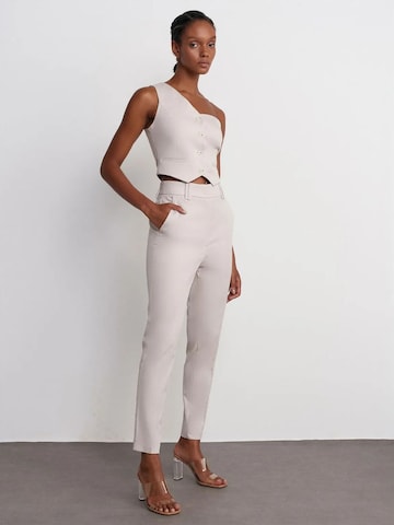 Dilvin Slimfit Hose in Beige