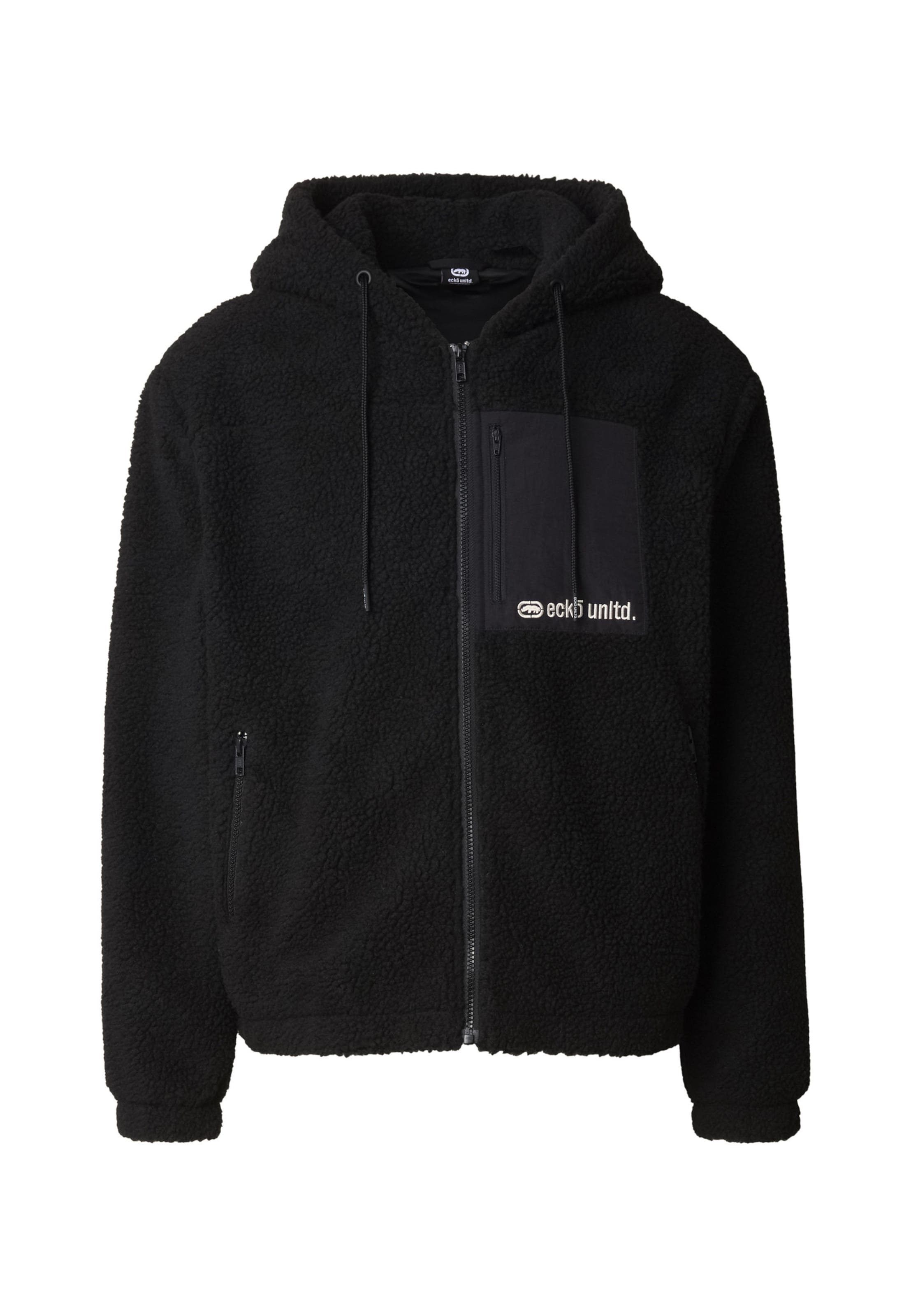 Ecko Unlimited Between-season jacket 'Rhino' in Black: front