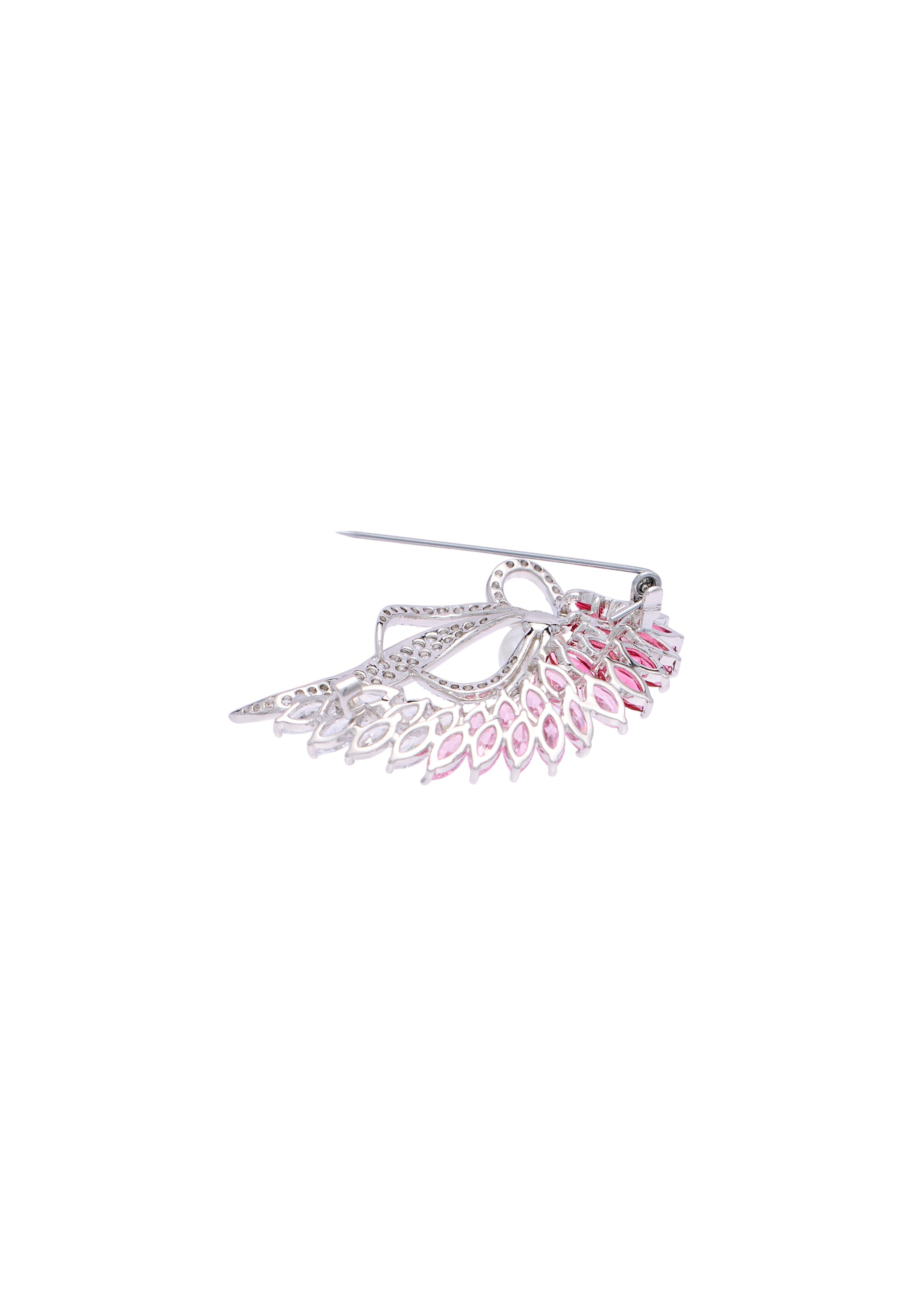 Broche usha BLACK LABEL en argent