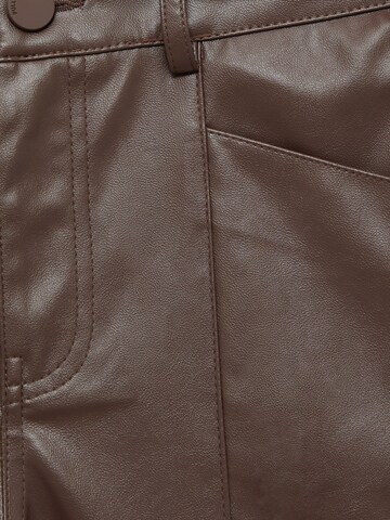 Pull&Bear Normalny krój Spodnie w kolorze brązowy