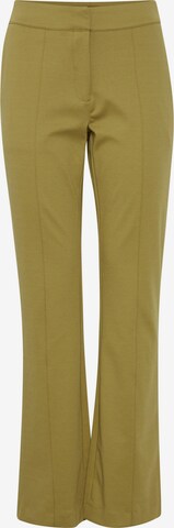 évasé Pantalon ICHI en vert : devant