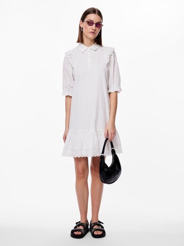 PIECES Shirt dress 'Agneta' in White