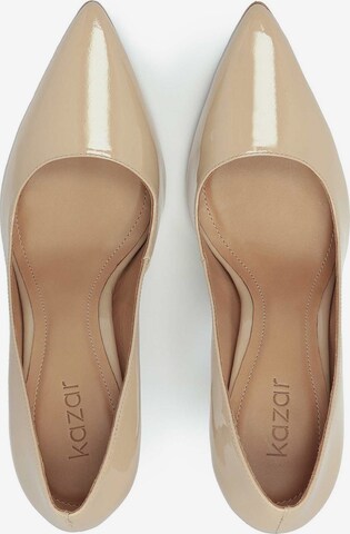 Kazar - Zapatos con plataforma en beige