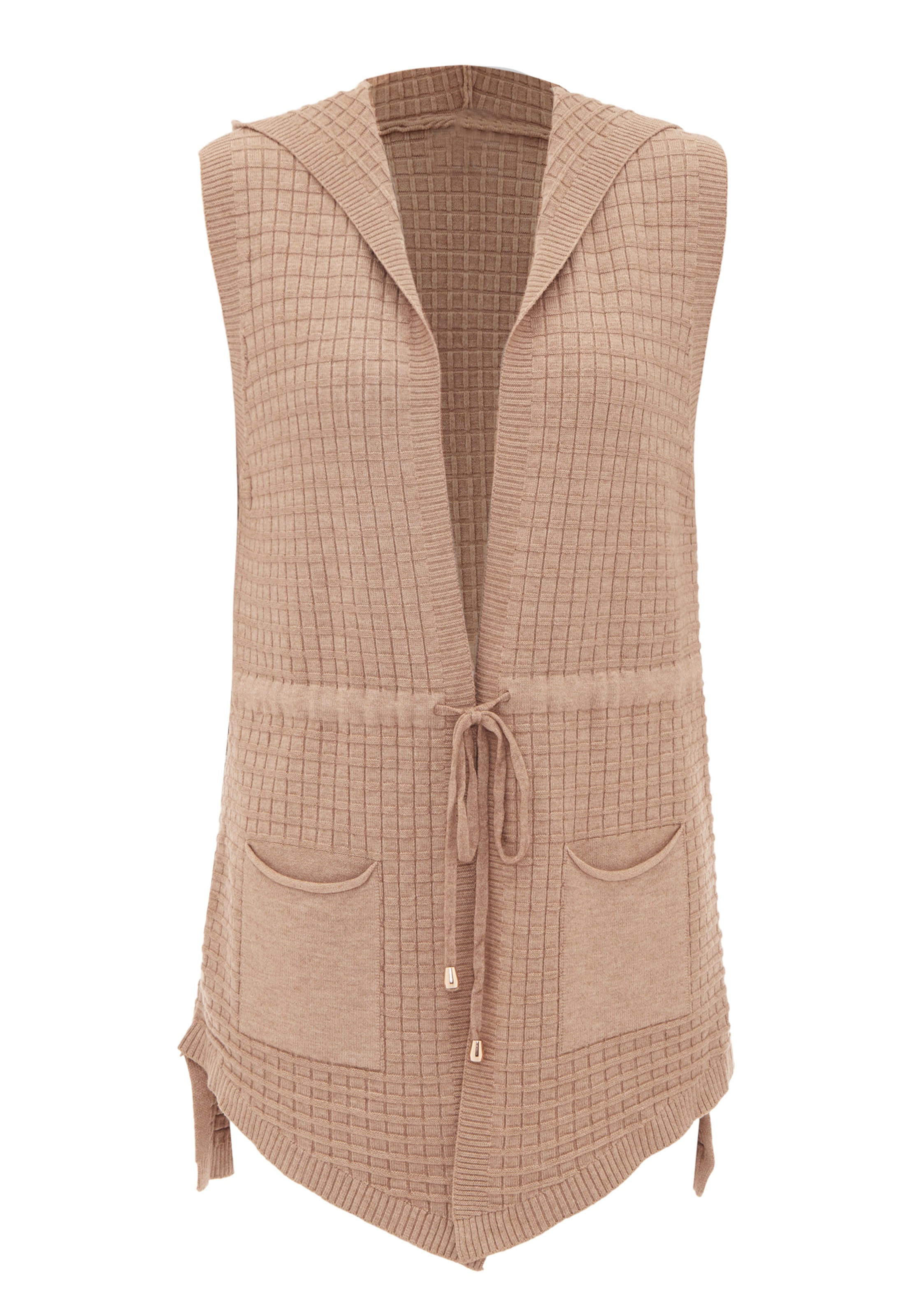 CAILYN - Casaco de malha em bege: frente