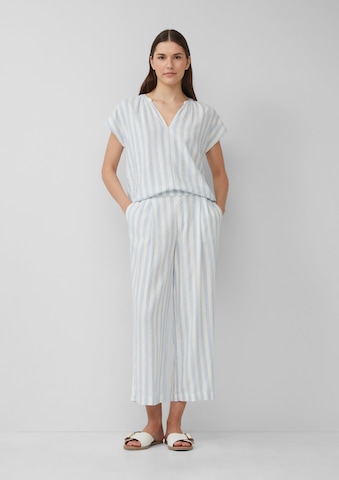 s.Oliver Wide Leg Hose in Blau: Vorderseite