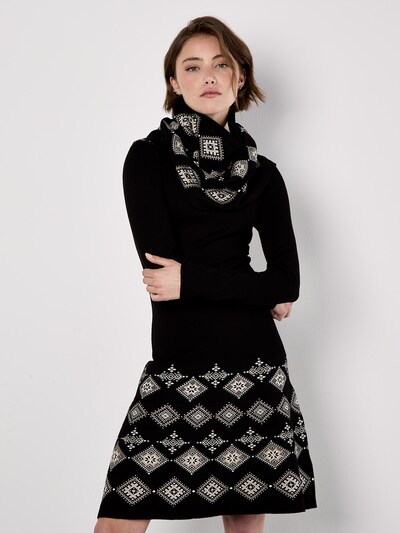 Apricot Jurk ' ' in de kleur Zwart, Productweergave