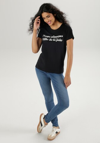 Aniston SELECTED Shirt in Black