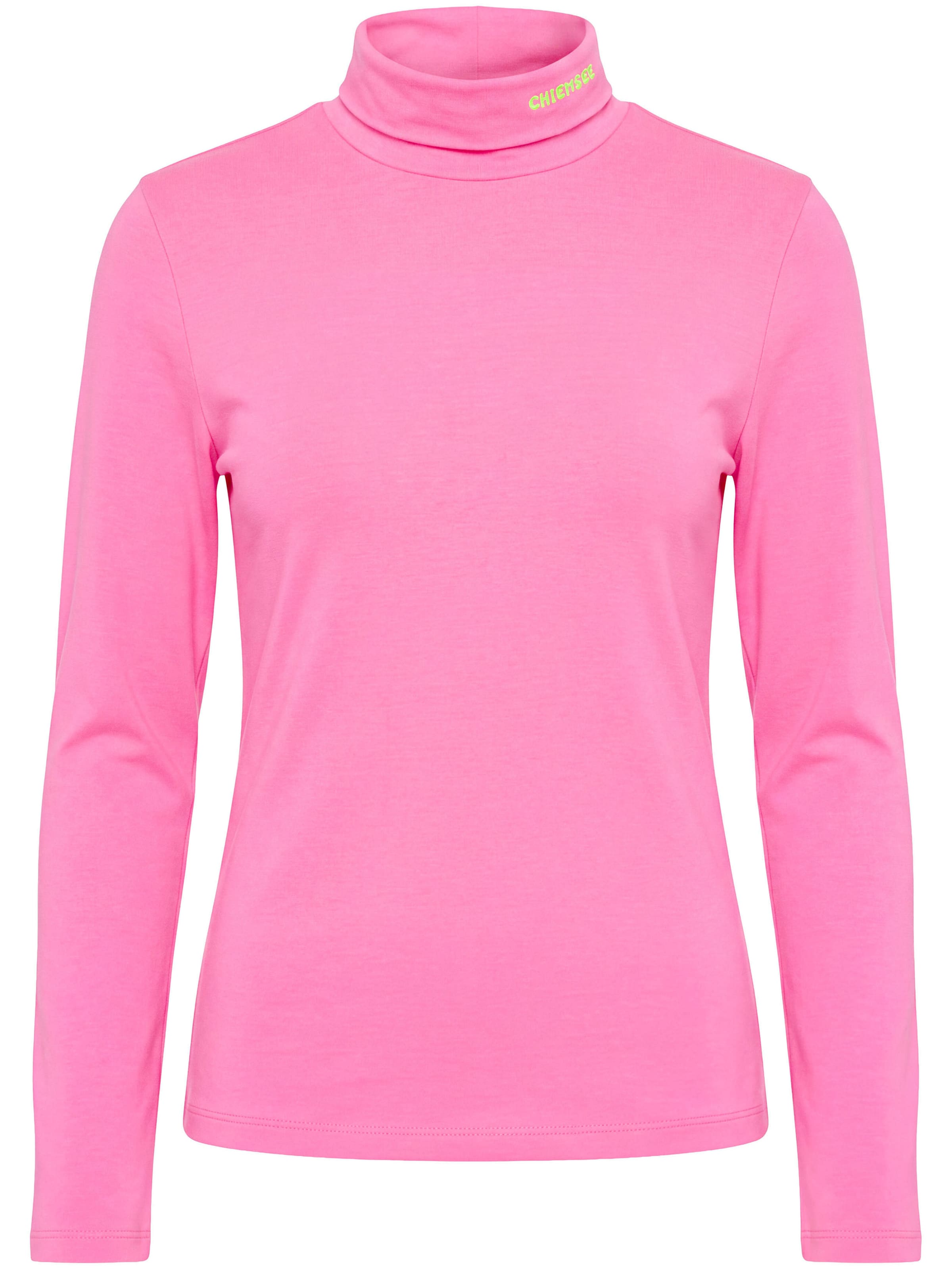 CHIEMSEE T-Shirt ' mit Rollkragen ' in Pink: Vorderseite