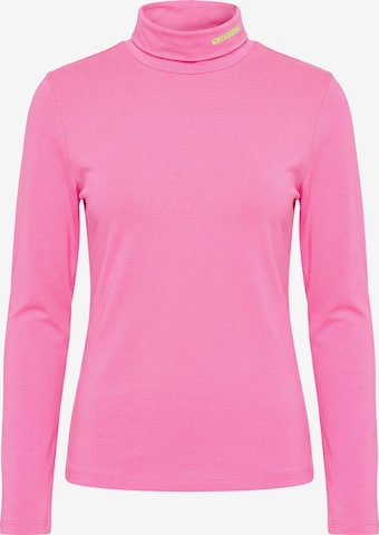 CHIEMSEE T-Shirt ' mit Rollkragen ' in Pink: Vorderseite