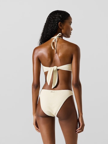 Karl Lagerfeld - Cueca biquíni 'CROCHET' em bege