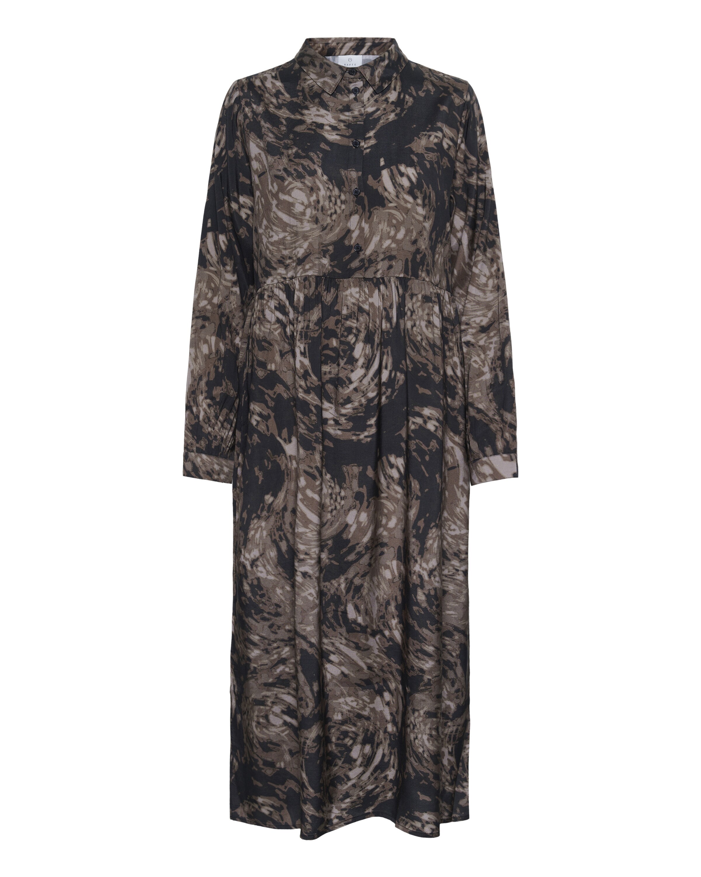 Kaffe Kjole 'KAjamie' i brun: forside