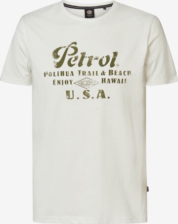 T-Shirt 'Sandcastle' Petrol Industries en blanc : devant