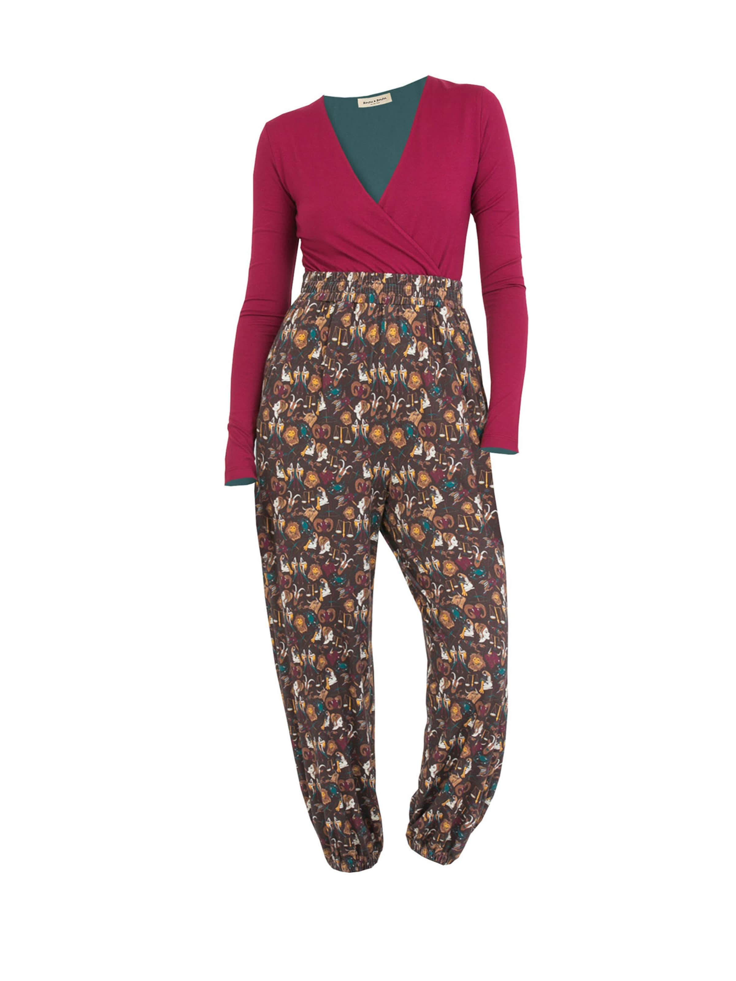 Tuta jumpsuit di Anou Anou in marrone: frontale