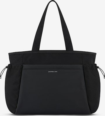 Kapten & Son Shopper 'Hellvi Large' in Schwarz: Vorderseite