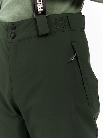 PROTEST Regular Workout Pants 'PRTChester' in Green