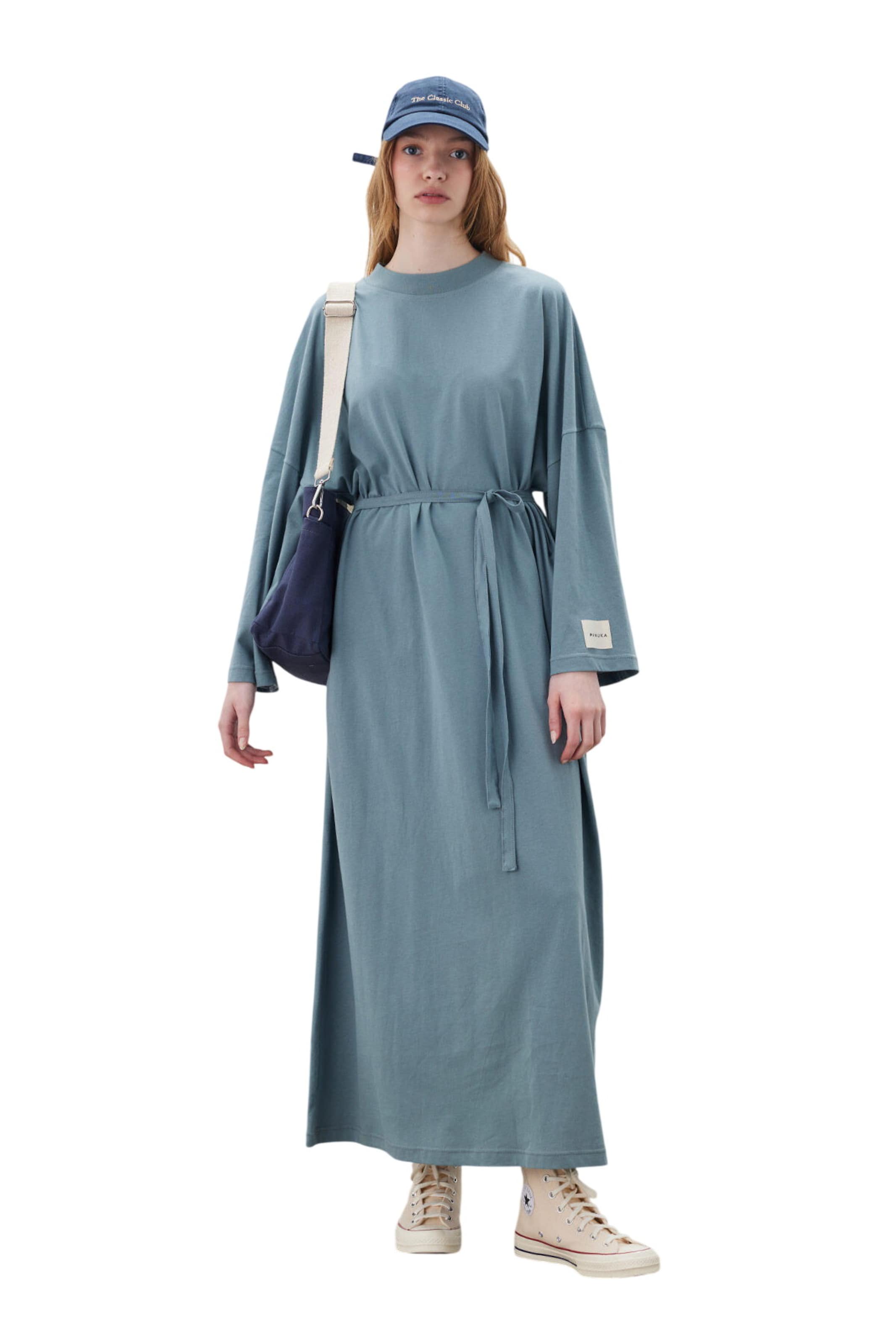 MANUKA Dress in Blue: front