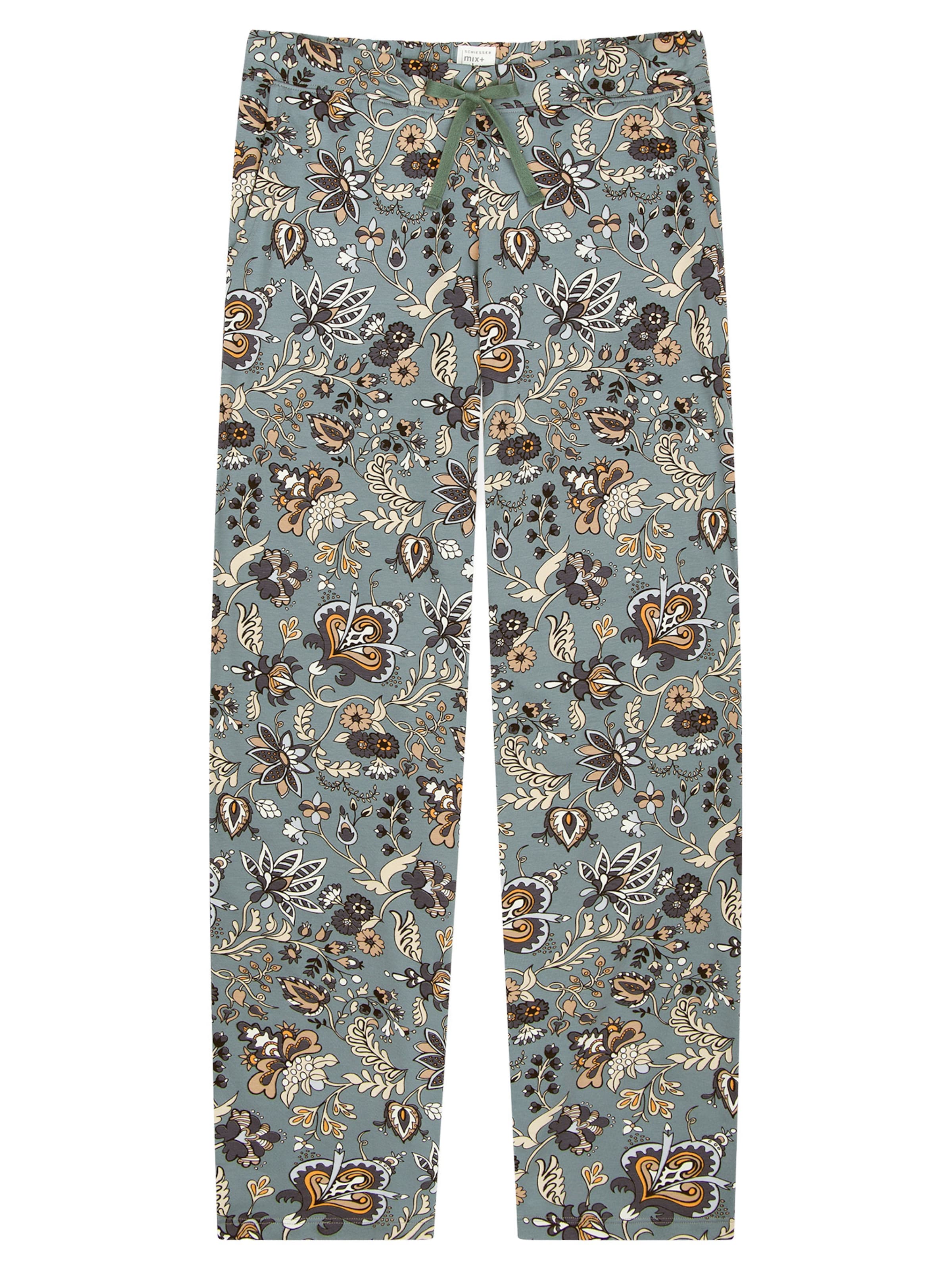 SCHIESSER Pyjamabroek 'Mix & Relax' in Grijs: voorkant