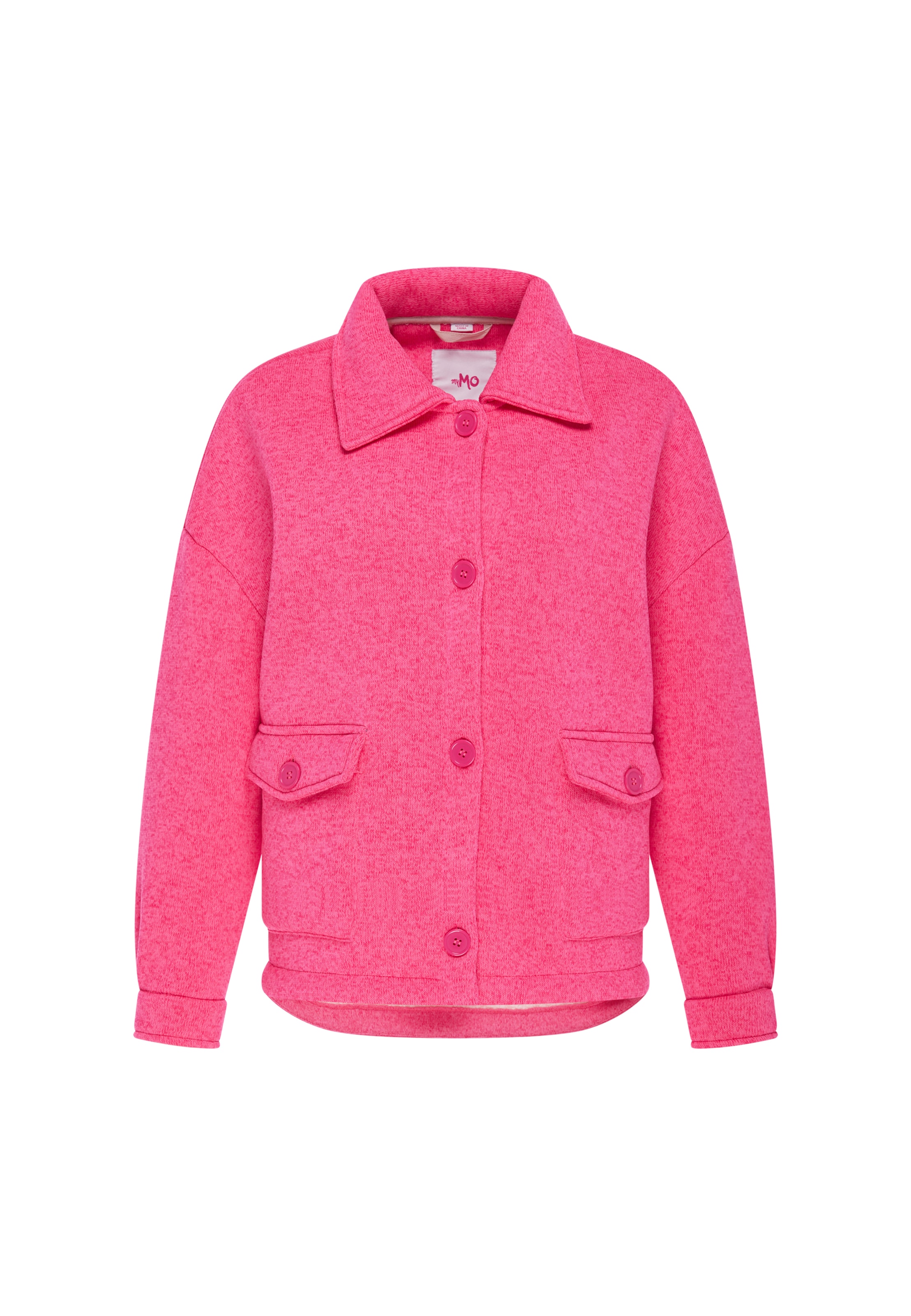 MYMO Fleece jacket in Pink: front