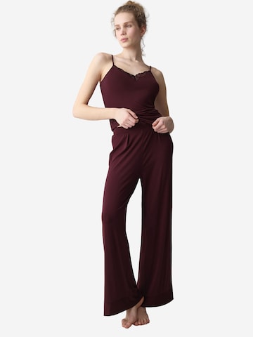 Pantalon de pyjama ' Red Label Amourette ' TRIUMPH en rouge